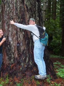 Me, the tree hugger, circa 2004.