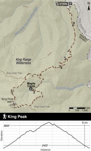 Map to King Peak by Jason Barnes