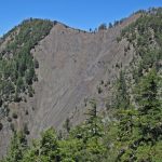 Steep slopes typify the King Range and create unique habitats for plants and animals.